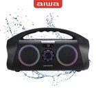 Aiwa Portable Boombox - Waterproof Bluetooth Speaker  Rechargeable Wireless
