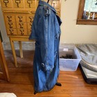 Rare Vintage 90s Denim Duster Trench Coat Jacket Size M Women s Avon Fashions