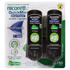 Nicorette Quickmist Freshmint Smart Duo 1mg  2 X 150 Sprays - Stop Smoking Aid