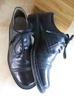 Kings Of Lloyd Vintage Midcentury Black Cap Leather Oxfords Heavy Work Shoes 9