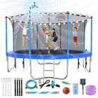 Upgraded 16ft 15ft 14ft 12ft Trampoline For Kids And Adults  Large Outdoor 