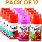 12 Wizard Automatic Spray Refills     5 Oz     Variety Pack  12 Different Scents 