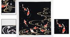 Elegantly Crafted Furoshiki Japanese Wrapping Cloth - Koi Fish Design  19  X 19 