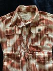 Br Girls Brown White Striped Cotton Romper 18-24m Short Sleeve Pockets