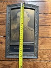 Ww1 Us Army Memorial Plaque Photo Of Soldier 1918 Unique Glass   Metal Frame Vtg