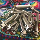 5 Pcs Specbolt M5 M6 M8 Metric Nickel Plated Dished Head Flange Bolts 10 9 Grade