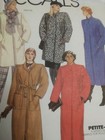 Dress Coat Long 12 Mccalls 9229 Sewing Pattern Vtg 80s Winter Warm Knee Dressy