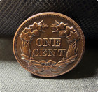 1854 Flying Eagle Cent Very Good Vg Coin As Shown In The Figure