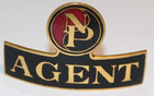 Northern Pacific Railroad  agent  Hat Badge