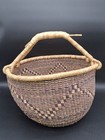African Ghana Bolga Basket Hand Woven Market Large 16 5  Diameter 14  Tall