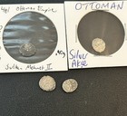 Lot Of 4 Silver 1 Akce Ottoman Empire Coins  1461