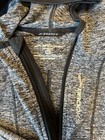 Brooks Women s Activewear Jacket Gray Black Hooded Full Zip Xs
