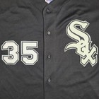Vintage Chicago White Sox Frank Thomas Black Majestic Jersey Size Large Usa Made