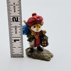 Wee Forest Folk Wanderlust Red Hat   Lamp Mouse Figurine Annette Petersen New