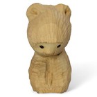 Japanese Kokeshi Doll Mini Netsuke Vtg Bear Ainu Wooden Craft Carving Figure B44