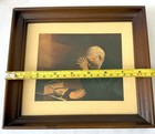 Grace Print Man Praying Vintage Jack Garren Dicksons Wood Framed 7x9