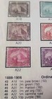           Egypt 1884 Unused  7 Stamps Full Set Sc  43-49 Mnh Mlh Og Wmk Vf Rare 