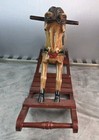 Large Decorative Wooden Rocking Horse 25  Long Hand Painted Carousel Style Folk
