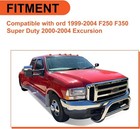Front Grille Compatible With Ford 1999-2004 F250 F350 Super Duty 2000-2004 Excur