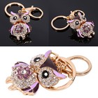 Rhinestone Crystal Keyring Charm Pendant Purse Bag Key Chain Keychain Gift