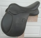17 5  Arena Black Ap Jump Saddle easy Change Gullet cair hart lightly Used clean