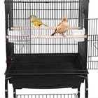 59   Bird Cage Parakeet Finch Budgie Conure Lovebird House W  Rolling Stand Tray