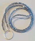 Loop Eyeglass Necklace 27  Chain Mystical Ab Crystal Beaded Holder Glasses