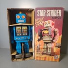 Vintage Star Strider Robot Tin Toy Japan Horikawa Aiji-01 Original Box-us Seller