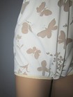 Vtg Floral Sheer Cutout Nylon Brief Panty Granny Wide Gusset -7 8 Butterfly