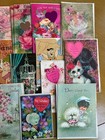 Vintage Lot Of 17 Greeting Cards Unused With Envelopes