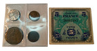 Wwii D-day Normandy Coin   Banknote Set W  Certificate In Display Binder