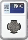 England 1572 6 Pence  Inverted 2  S-2562  Elizabeth I Ngc F12 684002