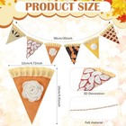 Mindsoft 2 Pcs 5ft Fall Thanksgiving Pie Felt Pumpkin Banner Garland