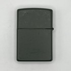 Zippo Classic Green Matte Finish Lighter  Zippo Logo  Full Size