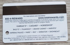 Caesars Harrah s Casino 2008 World Series Of Poker Total Rewards Slot Card - New