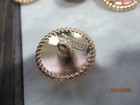 Chanel 10 Buttons  20 Mm  Pink  Gold Tone  Metal    This Is For 10