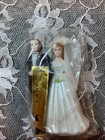 Vintage Bride And Groom Wedding Cake Topper