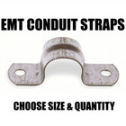 2-hole 1 2  1-1 4  Emt Conduit Pipe Straps Tubing Clamps Steel Metal U Bracket