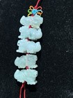 Hand Carved Jadeite Chinese Zodiac Dragon Feng Shui Lucky Charm