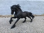 Breathtime Black Model Friesian Horse Thor Printed Resin 4   x6 5    Holly Lenz Cm
