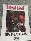Meatloaf Autographed Live In Las Vegas Concert Poster 