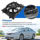 Electric Radiator Cooling Fan Assembly 253803r170 For Hyundai Sonata 2011- 2013