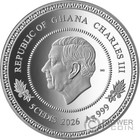 Summer Tree Of Life 1 Oz Silver Coin 5 Cedis Ghana 2026