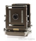 Rare Kodak Specialist Mod  2 5x7 Gray Wooden Field Camera W  Ektar 203mm  exc  