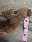 Vintage Camel W  Fur Figurine Statue Zoo Animals Retro Holiday Nativity 10 Inch