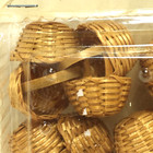 Woven Wicker Baskets 24 Count 1  Miniature Dollhouse Easter Fairy Craft Vintage