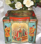 1902 Victoria King Edward Vii   Queen Alexandra Coronation Mustard Tin