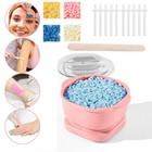 Professional Silicone Heater Warmer Hair Removal Depilatory Waxing Kit wax Beans