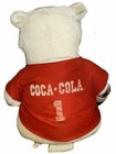 Coca - Cola Advertising Arctic Stuffed Polar Bear Red Shirt And Bottle 27 