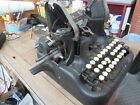 1913 Oliver Typewriter Model No 9 Needs Repair   Service Bat Wing Antique